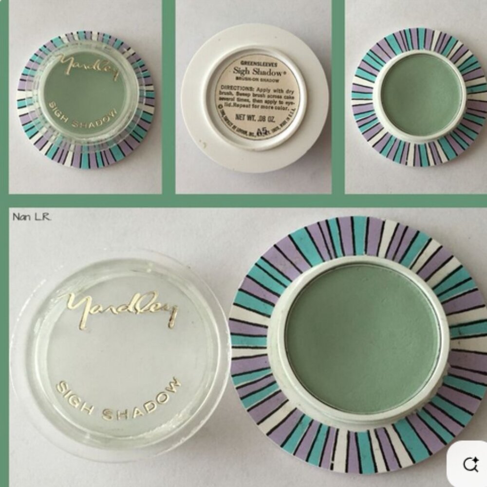 Retro 1968 Yardley of London Heath Green Sigh Shadow